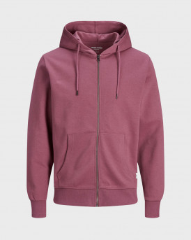 JJEBASIC SWEAT ZIP HOOD NOOS - PINK