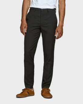 JACK & JONES SUPER SLIM FIT SUIT TROUSERS - 12199893 - ΜΑΥΡΟ