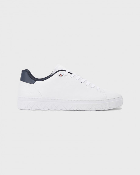 TOMMY HILFIGER MODERN ICONIC LEATHER TRAINERS - FM0FM04355
