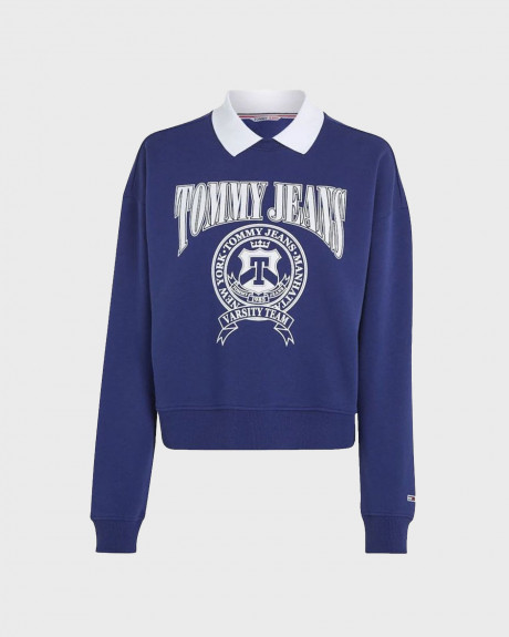 Tommy Jeans Women's Varsity Polo Sweater - DW0DW14868