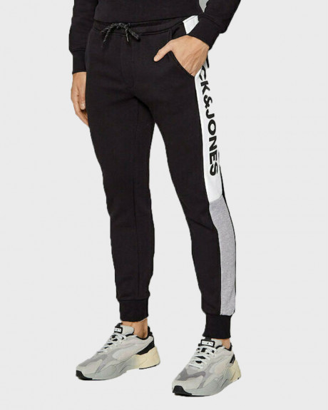 JACK & JONES MEN'S PANTS WILL LOGO BLOCKING SWEATBUKSER - 12197199