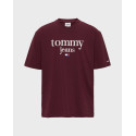 Tommy Hilfiger Ανδρικό T-shirt με Λογότυπο - DM0DM15002 - ΜΑΥΡΟ