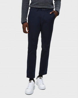SELECTED ANΤΡΙΚΟ ΠΑΝΤΕΛΟΝΙ PANTS 175 SLIM FIT FLEX CHINOS - 16074054 - ΜΠΛΕ