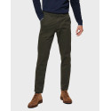SELECTED ANΤΡΙΚΟ ΠΑΝΤΕΛΟΝΙ PANTS 175 SLIM FIT FLEX CHINOS - 16074054 - ΕΚΡΟΥ