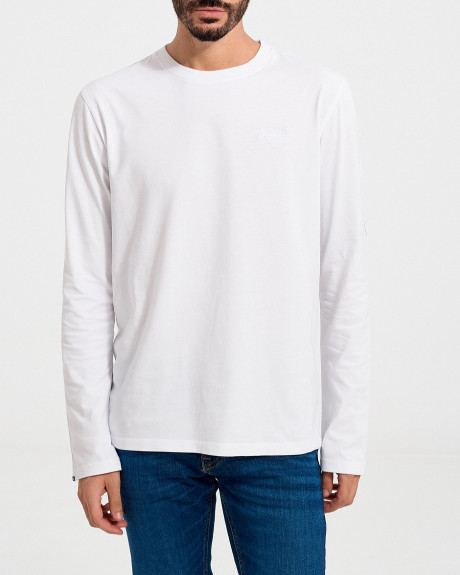 SUPERDRY ΑΝΔΡΙΚΗ ΜΠΛΟΥΖΑ Vintage logo EMB L/S TOP - M6010550A