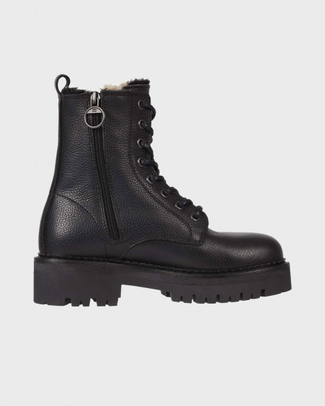 TOMMY HILFIGER ΓΥΝΑΙΚΕΙΕΣ ΔΕΡΜΑΤΙΝΑ ΜΠΟΤΑΚΙΑ - ΕN0EN02000