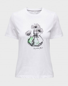 Only women's t-shirt - 15282153 - WHITE
