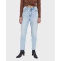 VERO MODA ΓΥΝΑΙΚΕΙΟ ΤΖΗΝ STRAIGHT FIT HIGH RISE JEANS - 10258017 - ΜΠΛΕ