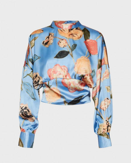 VERO MODA ΓΥΝΑΙΚΕΙΟ Printed short top Renee - 10282218