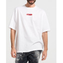 DSQUARED2 ΑΝΔΡΚΟ FRONT LOGO T-SHIRT - S74GD1105S22427  - ΑΣΠΡΟ