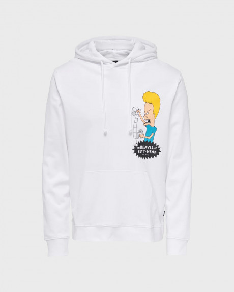 Only & Sones Ανδρικό Φούτερ Hood Homme Beavis & Butthead - 22024197