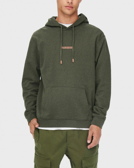 Only & Sons Men's Hoodie Sweatshirt - 22023842