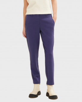 TOM TAILOR ΓΥΝΑΙΚΕΙΟ ΠΑΝΤΕΛΟΝΙ Mia slim fabric trousers - 1035887 - ΜΩΒ