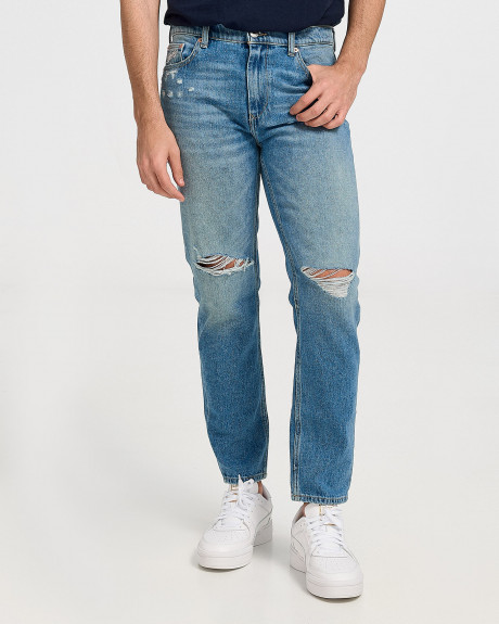 TOMMY JEANS REGULAR TAPERED ΑΝΔΡΙΚΟ ΠΑΝΤΕΛΟΝΙ JEAN - DM0DM15601