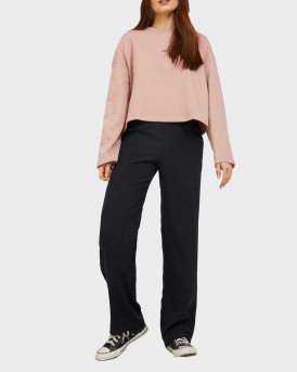 JACK & JONES JXPOPPY REGULAR ΓΥΝΑΙΚΕΙΟ ΠΑΝΤΕΛΟΝΙ - 12200751 - ΜΑΥΡΟ