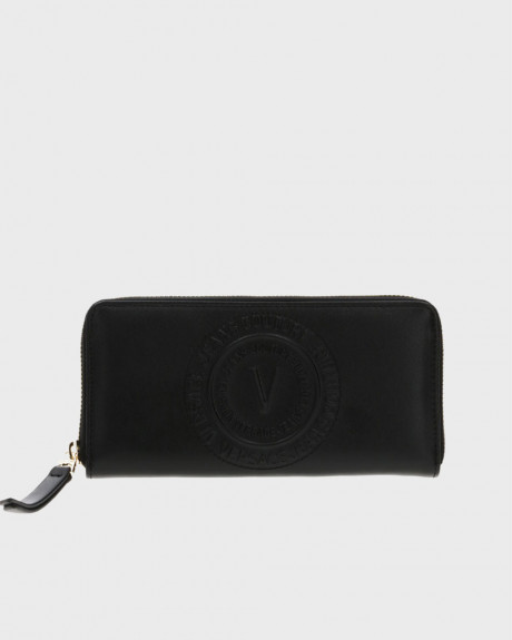 VERSACE ΓΥΝΑΙΚΕΙΟ ΠΟΡΤΟΦΟΛΙ Saffiano Pu Wallet - 74VA5PV1 ZS412