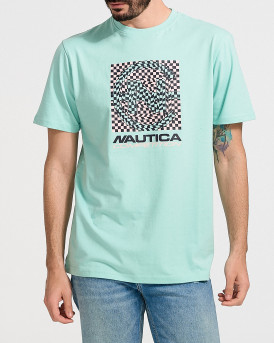 NAUTICA ανδρικο t-shirt - 3NCN7I01018 - ΒΕΡΑΜΑΝ