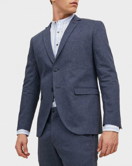 JACK & JONES ΑΝΔΡΙΚΟ ΣΑΚΑΚΙ RIVIERA LINEN SLIM FIT - 12228721