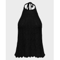 ONLY HALTERNECK ΓΥΝΑΙΚΕΙΟ ΠΛΕΚΤΟ TOP - 15291129 - ΜΑΥΡΟ