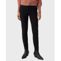 VERO MODA ΓΥΝΑΙΚΕΙΟ SLIM FIT MID WAIST TROUSERS - 10279052 - ΜΑΥΡΟ