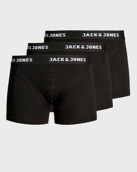 JACANTHONY TRUNKS 3 PACK BLACK