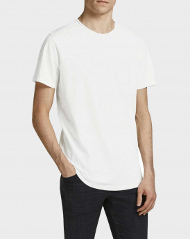 JACK & JONES ΑΝΔΡΙΚΟ Τ-SHIRT - 12222014 - ΑΣΠΡΟ