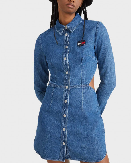 TOMMY HILFIGER ΓΥΝΑΙΚΕΙΟ ΦΟΡΕΜΑ ΤΖΗΝ - DW0DW15013