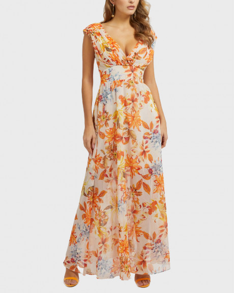 GUESS Φορεμα με φλοραλ τυπωμα all over - W3GK60WDW52