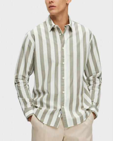 SELECTED ΑΝΔΡΙΚΟ ΠΟΥΚΑΜΙΣΟ STRIPED SHIRT - 16088289