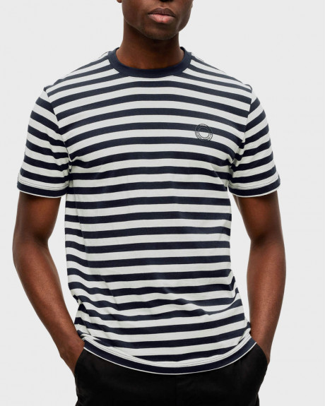 SELECTED ANΔΡΙΚΟ STRIPED T-SHIRT - 16088527