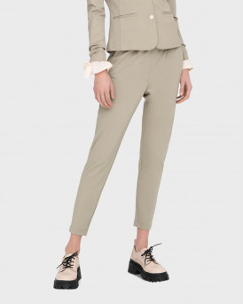 Only Poptrash Trousers - 15115847 - BEIGE
