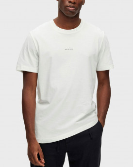 SELECTED ΑΝΔΡΙΚΟ T-SHIRT - 16088656 - ΑΣΠΡΟ