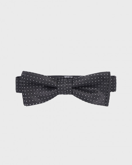 BOSS SILK BOW TIE WITH MICRO-PATTERN - 50486024