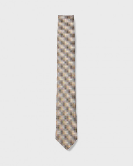 BOSS TIE WITH MICRO-PATTERN - 50491105