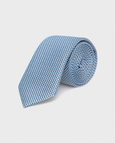 BOSS TIE WITH MICRO-PATTERN - 5091118