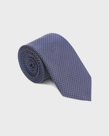 HUGO TIE WITH MICRO-PATTERN IN 100% SILK JACQUARD 6CM - 50492492