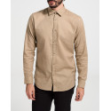 JACK & JONES MEN'S LONGSLEEVES SHIRT - 12220481 - BEIGE