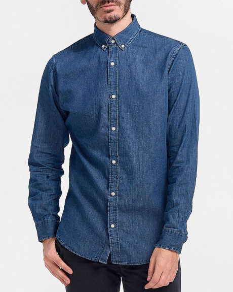 JACK & JONES ΤΖΗΝ ΠΟΥΚΑΜΙΣΟ - 12164676