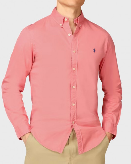 POLO RALPH LAUREN ΜΕΝ'S SLIM FIT OXFORD SPORT SHIRT - 710906936006