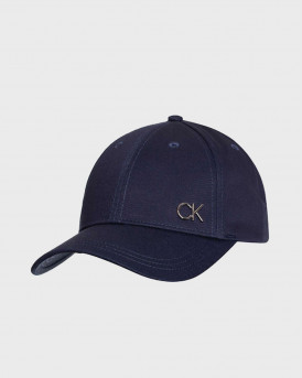 CALVIN KLEIN MEN'S JOCKEY HAT WITH METALLIC LOGO - K50K510342 - BLUE