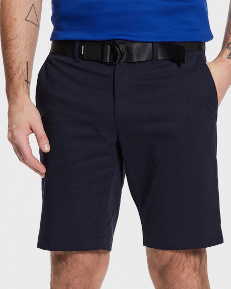 CALVIN KLEIN ΑΝΔΡΙΚΗ ΒΕΡΜΟΥΔΑ ΜΕ ΥΦΑΣΜΑΤΙΝΗ ΖΩΝΗ - K10K111788 