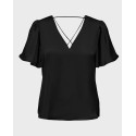 ONLY ΓΥΑΝΙΚΕΙΑ ΜΠΛΟΥΖΑ V NECK - 15292688  - ΜΠΕΖ