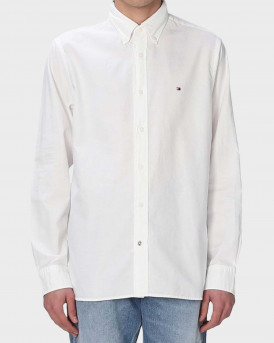 TOMMY HILFIGER ΑΝΔΡΙΚΟ ΠΟΥΚΑΜΙΣΟ - MW0MW30677 - ΑΣΠΡΟ