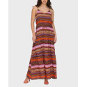 ONLY ΓΥΝΑΙΚΕΙΟ ΦΟΡΕΜΑ MAXI DRESS WITH THIN STRAPS - 15295931 - ΠΟΡΤΟΚΑΛΙ