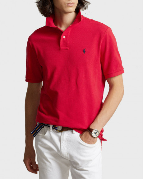 POLO RALPH LAUREN ΑΝΔΡΙΚΟ Custom Slim Fit Mesh Polo Shirt - 710666998003