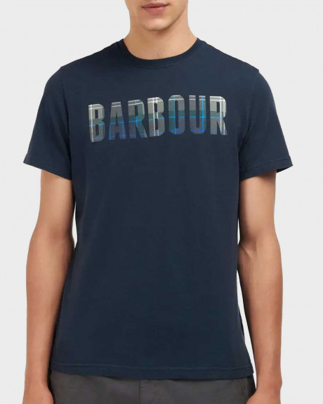BARBOUR THURSO MEN'S T-SHIRT WITH EMBROIDERED PRINT - MTS0960