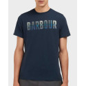 BARBOUR THURSO MEN'S T-SHIRT WITH EMBROIDERED PRINT - MTS0960 - BLUE
