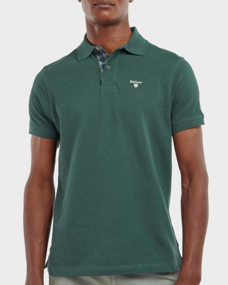 BARBOUR TARTAN PIQUE POLO SHIRT - MML0012