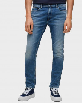 Hugo Extra-slim-fit jeans in super-soft blue denim -50489838 - BLUE