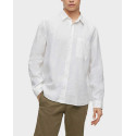 HUGO SHIRT RELAXED FIT IN PURE LINEN - 50491790 - WHITE